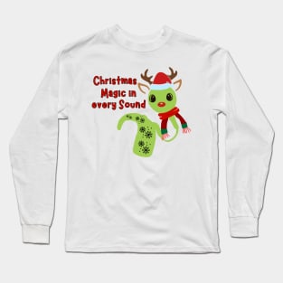 Cochlear Implant Christmas Long Sleeve T-Shirt